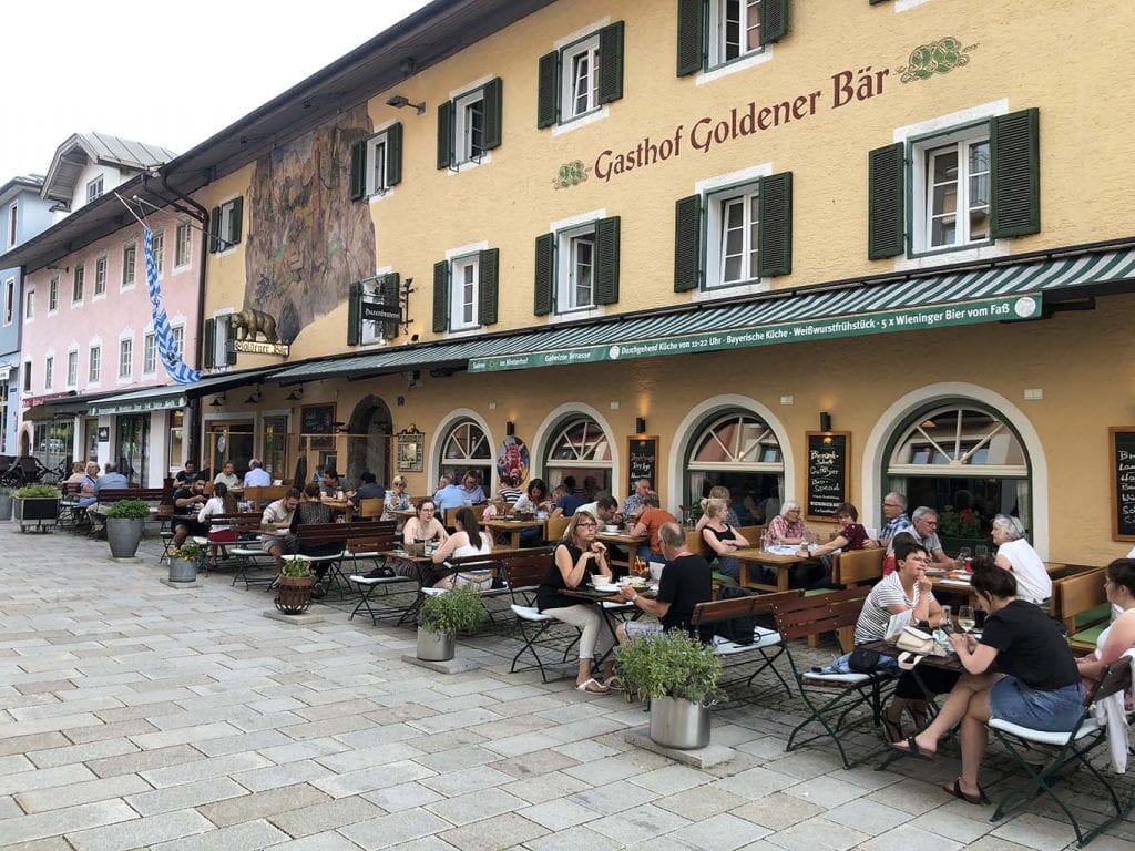 Gasthof Goldener Bär Berchtesgaden im Sommer