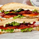 classic american bacon lettuce tomato sandwich blt
